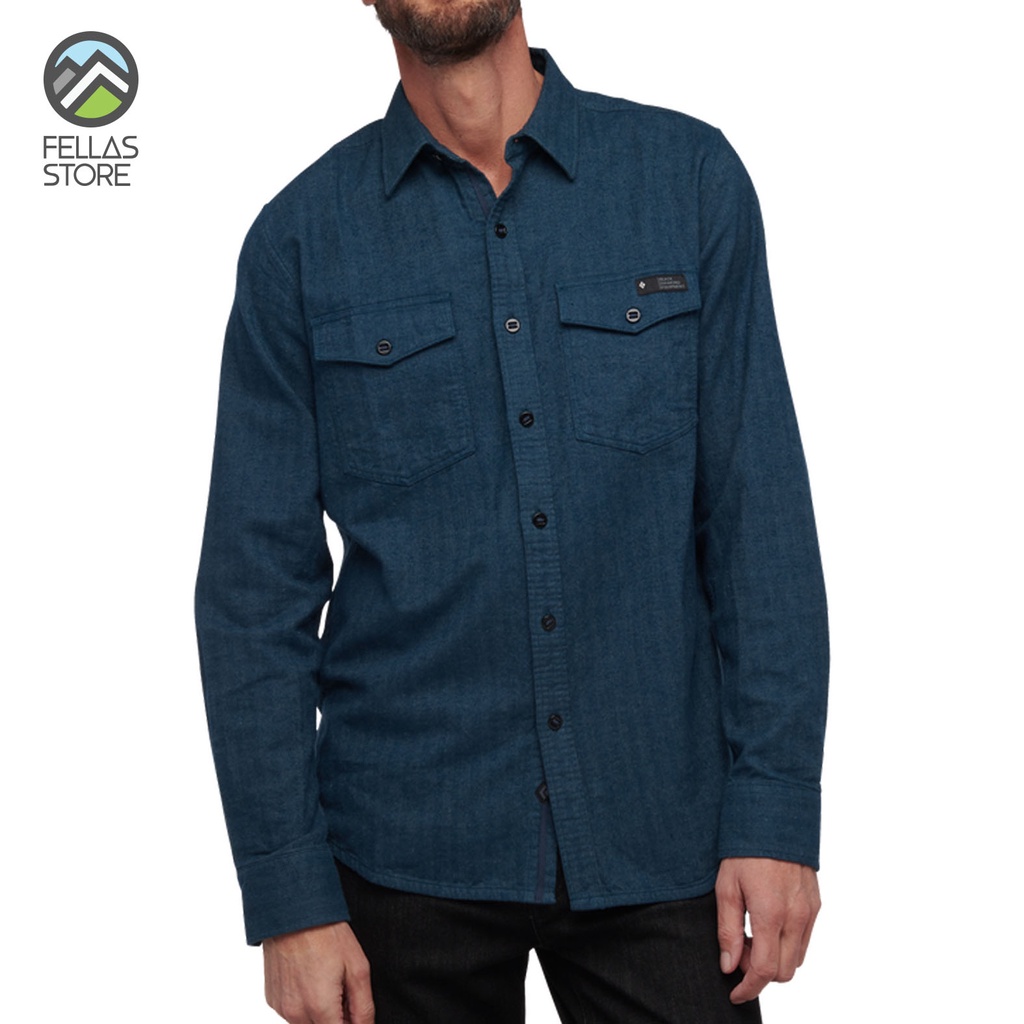 Black Diamond - Men’s Sentinel Flannel Shirt Indigo Heather