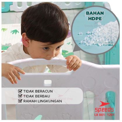 SPEEDS Pagar Anak Pagar Bayi Babyfence Playfence Prosotan Kuda Kudaan Anak Baby Fence 001-M1201