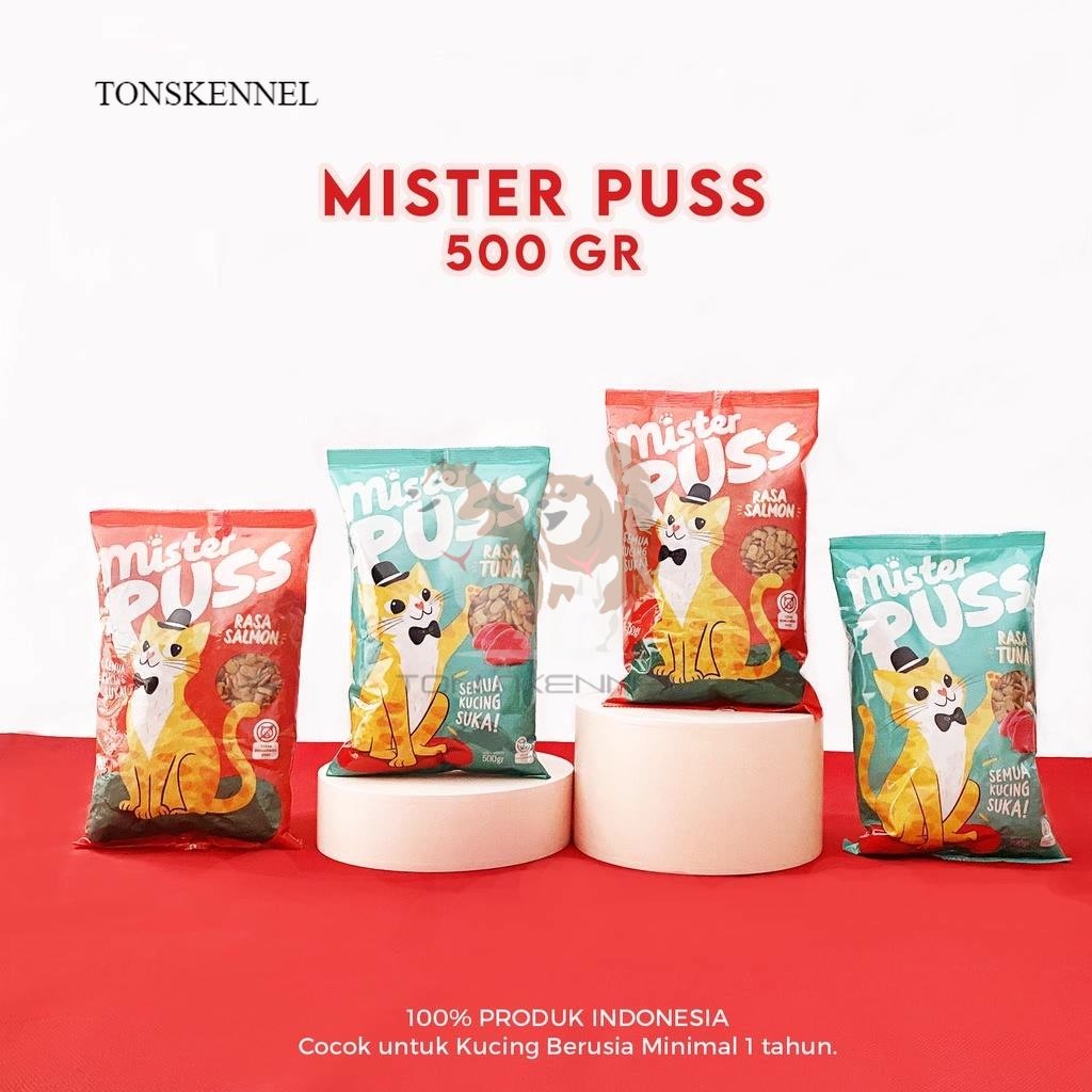 Makanan Kucing Mister Puss Adult Cat Dryfood 500 gr Mr Puss Anakan Dewasa Anak Bolt Catchoize