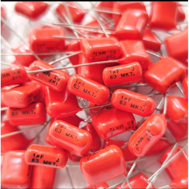 capacitor 1uf 63v mkt / kapasitor mkt 105 63volt / 105j 63v / kapasitor 1uf 63v