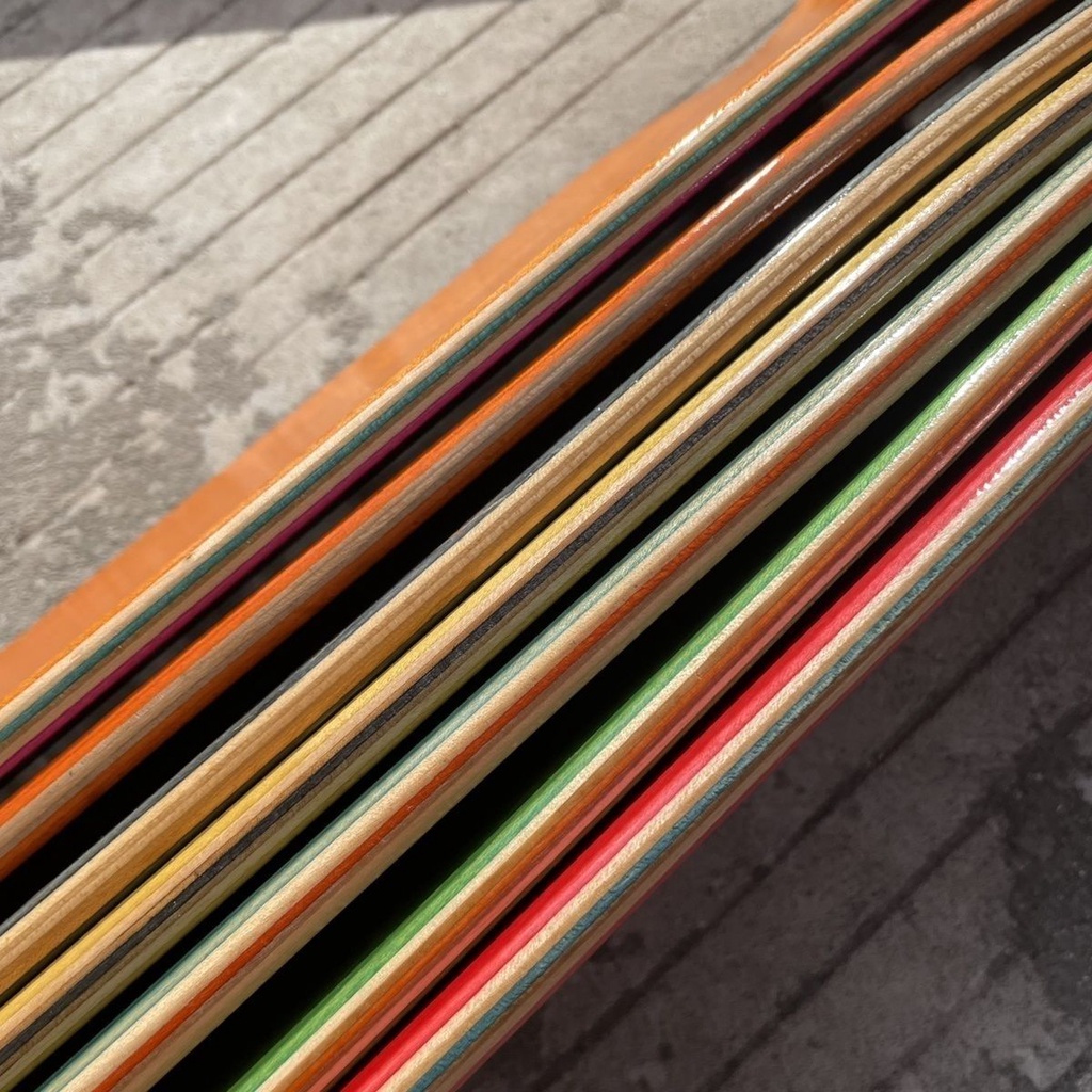 Quanjiafeng Double Rocker Skateboard Surface Profesional Cold Press Board Papan Pewarna Tiga Lapis 7.75 /8/8.25/8.5 Skateboard Grade