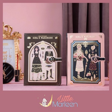 

Magnetic Notebook Diary Girl's Wardrobe / Jurnal agenda / Buku Tulis