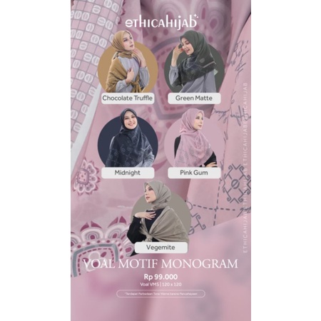 voal monogram ETHICA hijab