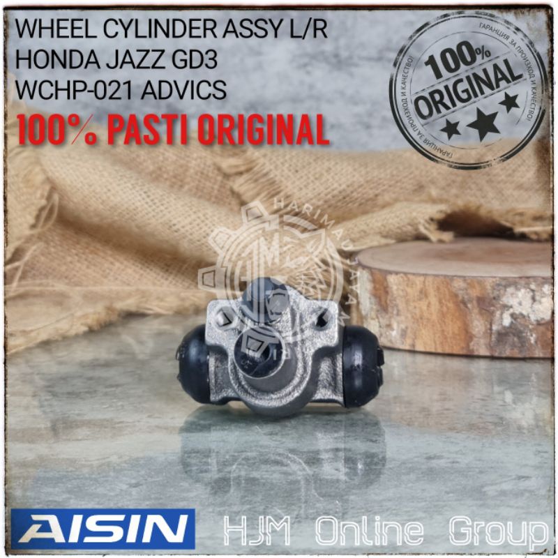 WHEEL CYLINDER - MASTER BAK BLOK REM BELAKANG JAZZ CITY ADVICS AISIN