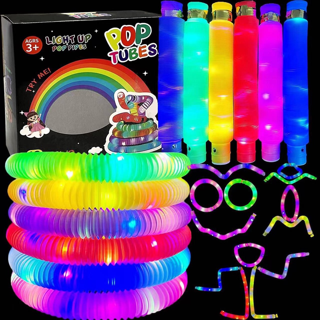 VS BG - SALE POP TUBE LED - SELANG LAMPU - POP PIPES - VIRAL TUBE LED TOYS