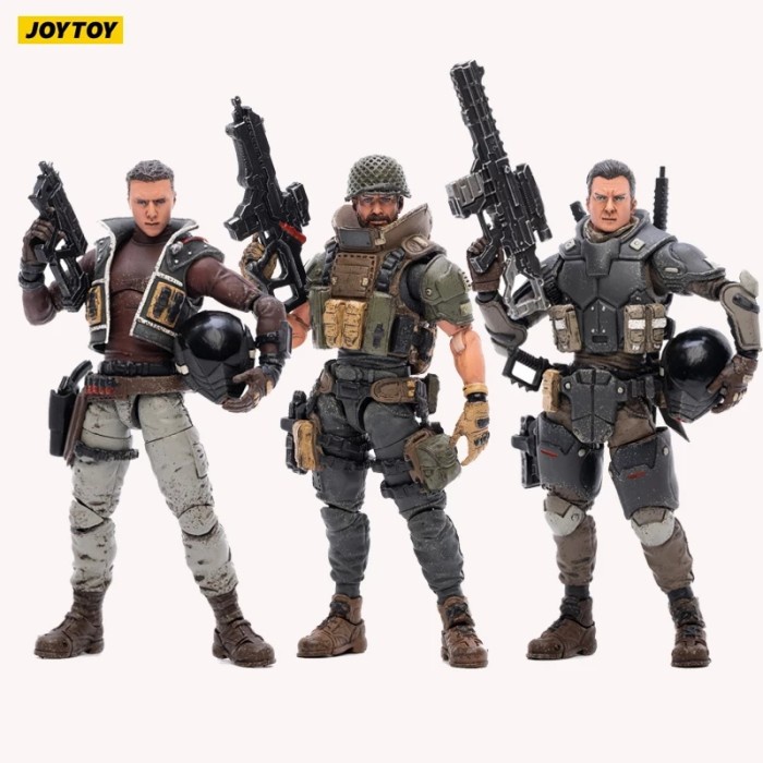 Action Figure JOYTOY 1/18 Dark Source Trio Original Joytoy