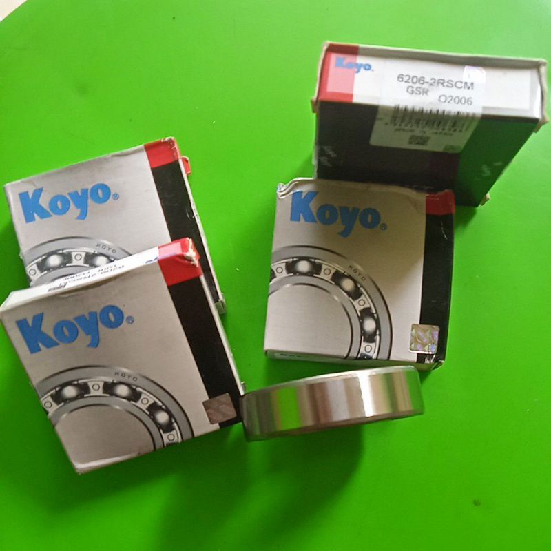 BEARING KOYO 6206 UNTUK RODA BELAKANG VIAR KAISAR SPAREPART MOTOR RODA 3 DLL