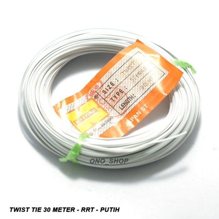 

Twist Tie 30 Meter - RRT - Putih onosh00 Berkualitas