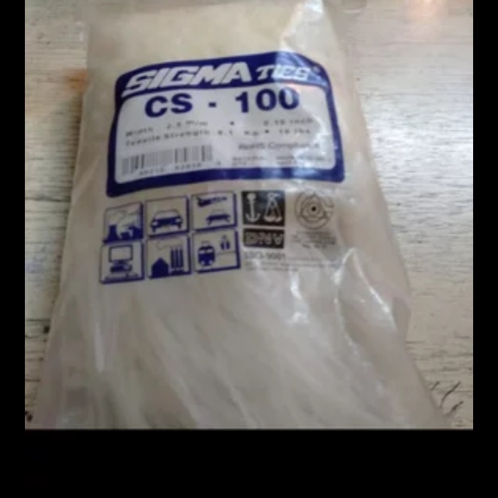 

BERGARANSI KABEL TIES 10CM ISI 1000 PCS HITAM/PUTIH MERK SIGMA Code 2280