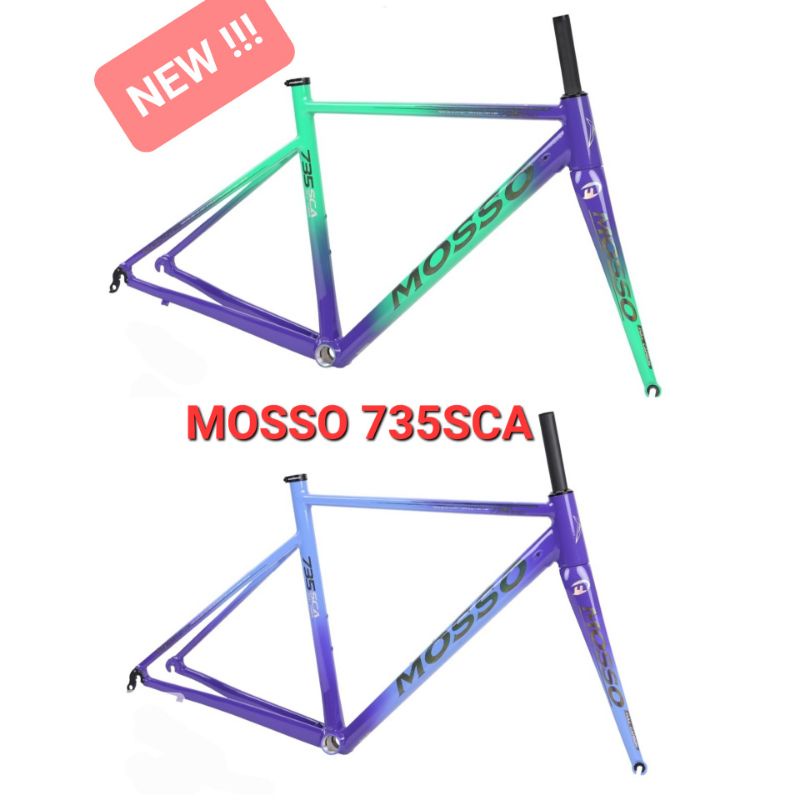 FRAME MOSSO 735SCA RANGKA SEPEDA BALAP ROADBIKE MOSO 735 SCA SUPERLIGHT RINGAN ALLOY ALUMINIUM