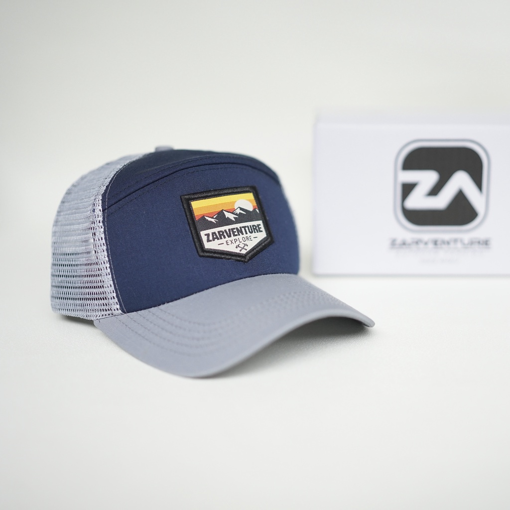 Zarventure Topi Trucker 93 Jaring Kanvas