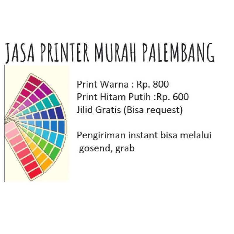 

Jasa Print Murah Palembang -- Fast Response!!!
