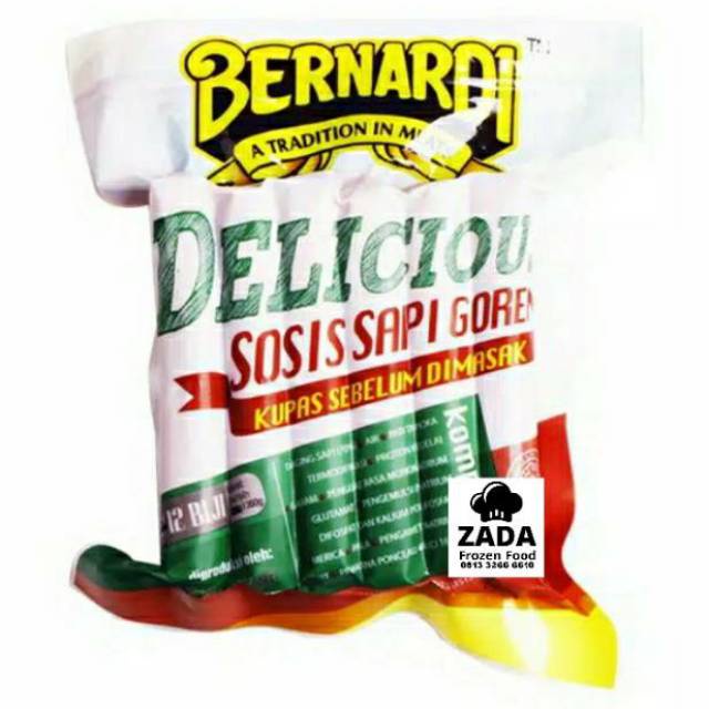Bernardi Delicious Sosis Sapi Goreng isi 12 pcs