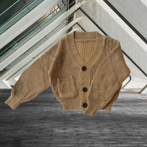 Cardigan Rajut Anak Perempuan / Anak Korean Style / Baju Rajut Anak Cewek Tebal Murah Terbaru / Swea
