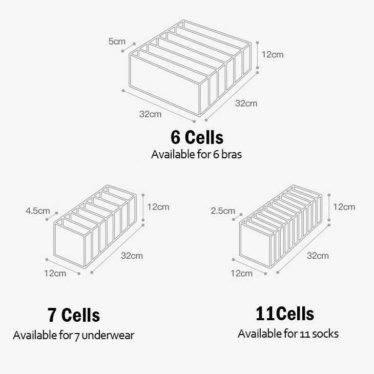 Travelmate Tempat Penyimpanan BH Bra Celana Dalam Underwear Storage Organizer Bag