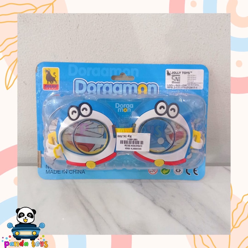 Kacamata Renang Anak Jolly Toys Karakter Doraemon Murah - 8805A