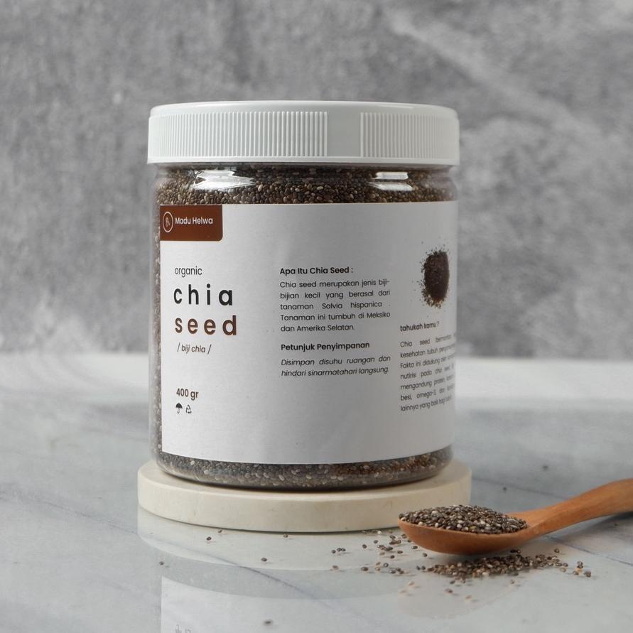 

3.3 STOK READY Organic Black Chia Seed 400 gr Premium Biji Chiaseed Original