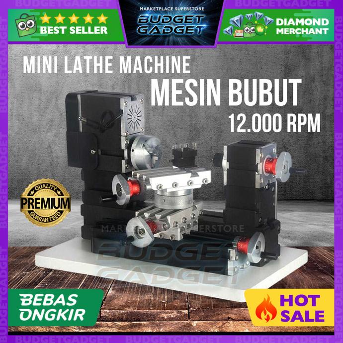 Mesin Bubut Mini Lathe Machine 12.000RPM selalu promo