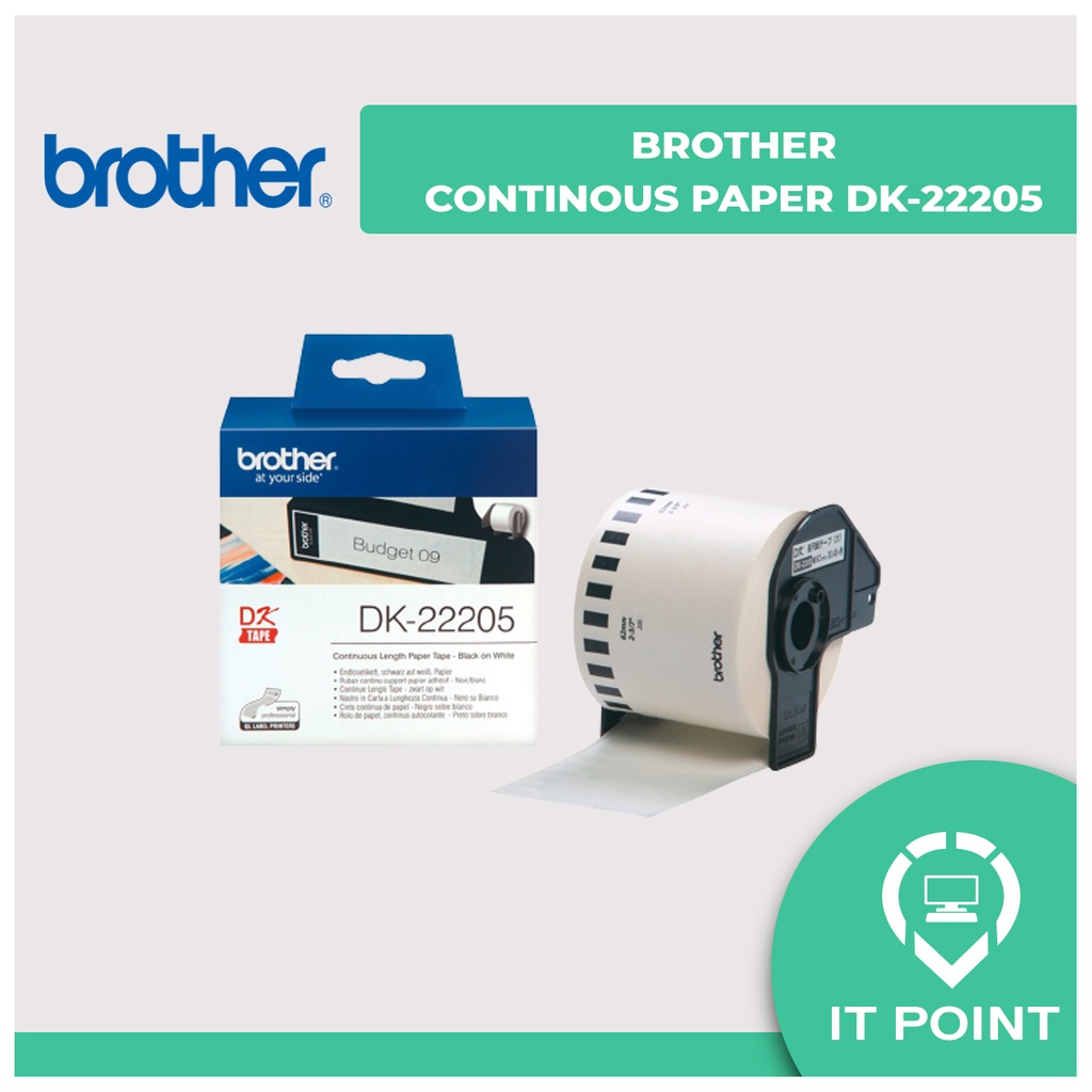 

CONTINOUS LENGTH PAPER TAPE BROTHER DK-22205