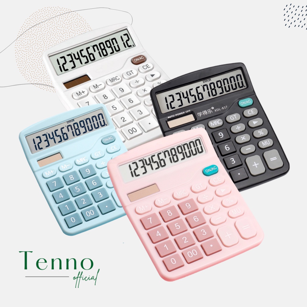 

TENNO Calculator Solar Power - Calculator Simple - Kalkulator Simpel - Kalkulator Solar - Kalkulator Aesthetic Estetik