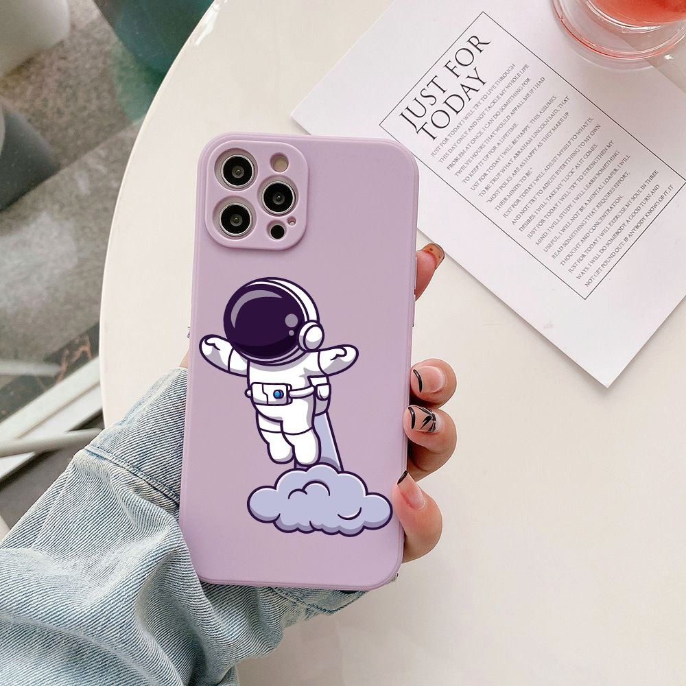 BB33 Case motif astronot for Samsung A02/M02 A02s/M02s A03 A03s A04 A04e A04s Core A10/M10 A10s A11/M11 A12 A13 A14 A20/A30/M10s A20s A21s A22 A23 A30s A32 A33 A34 A50 A50s A51 A52 A52s A53 A54 A71 A72 A73 5G