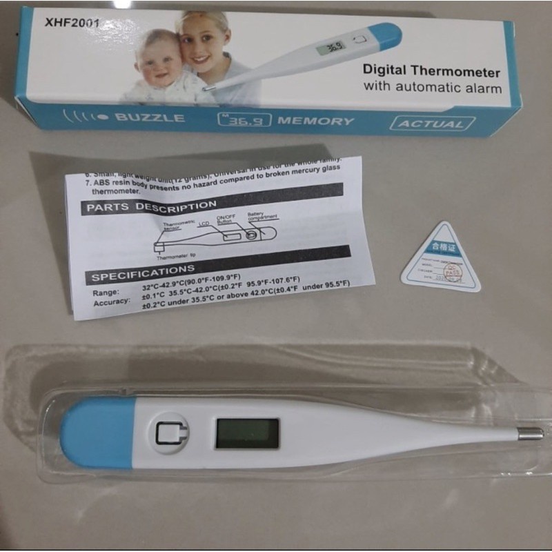 Ternometer Suhu Badan Bayi Digital Termometer Digital Anak dan Dewasa