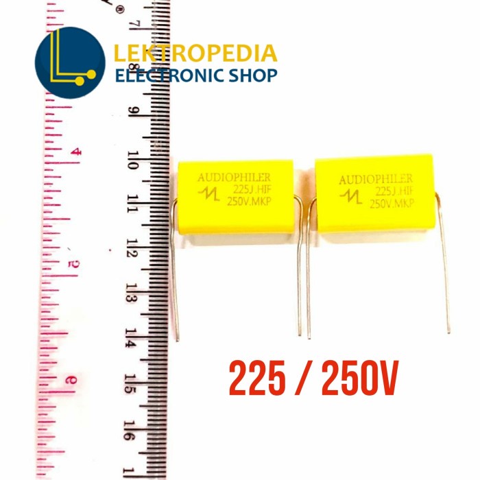 MKP 225 / 250v Audiophiler Milar 250 v 2,2uF 2.2uF 2,2 2.2 uF Mylar