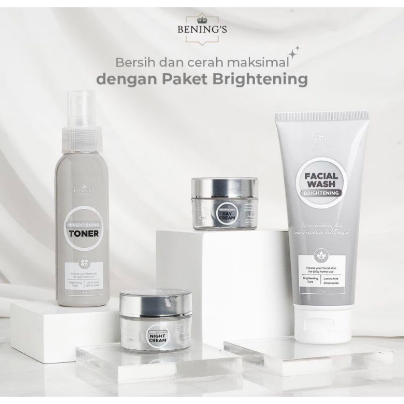 BENING SKINCARE DOCTOR OKY PRATAMA PAKET BRIGHTENING | BENING SKINCARE DR OKY PRATAMA