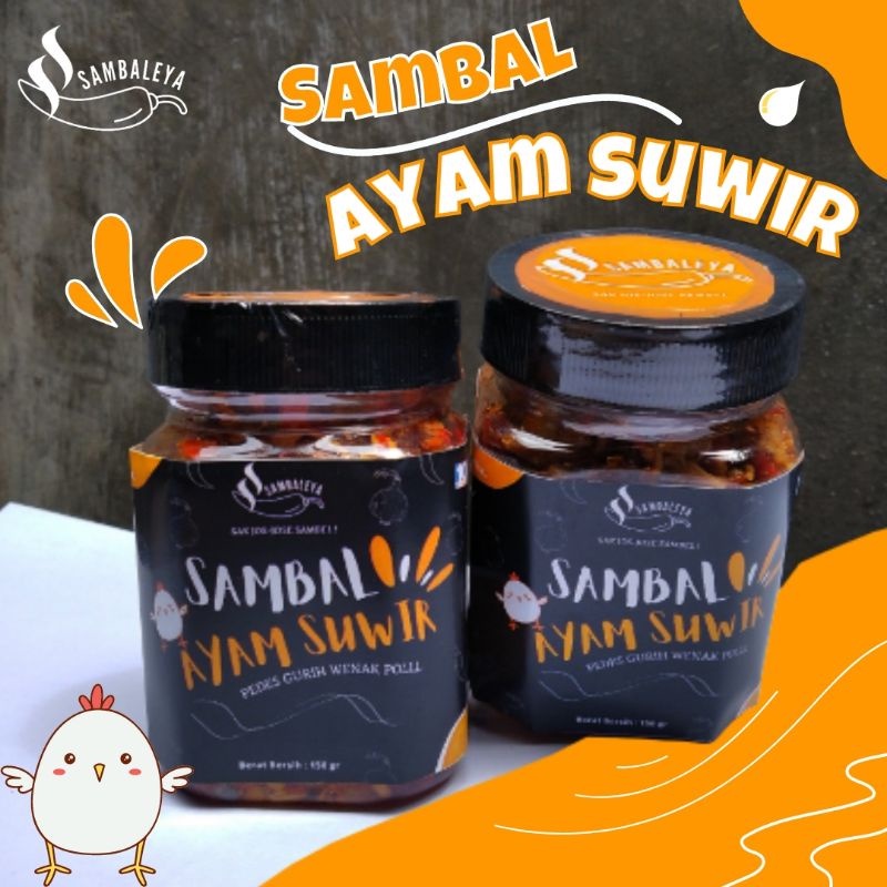 

Sambaleya Sambal Ayam Suwir Kemasan 150 gr