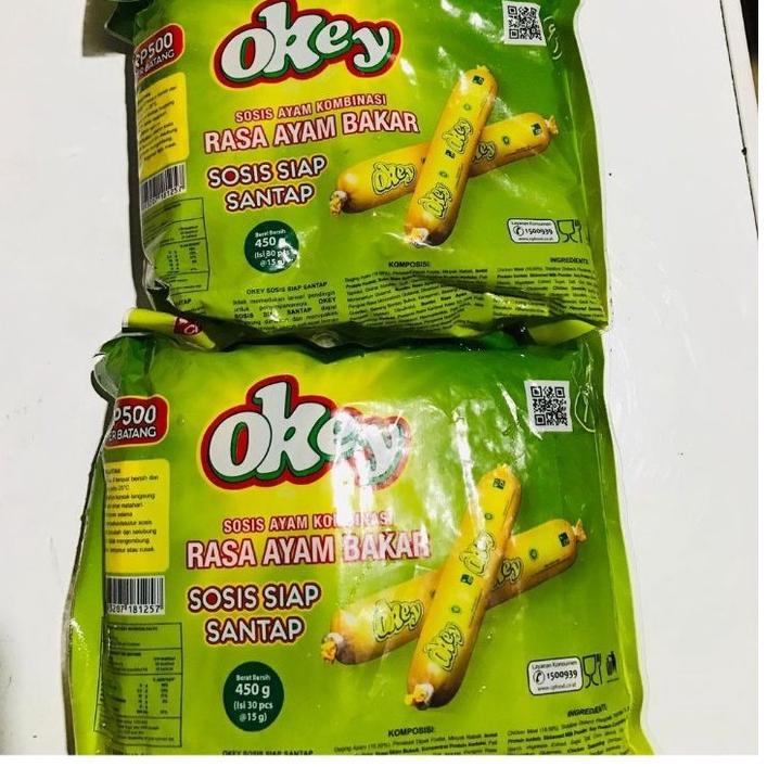 

[KODE AS0C0] SOSIS SEBLAK PIZZA SOSIS OKEY SIAP MAKAN dan SANTAP isi 30Pcs 375GR HALAL