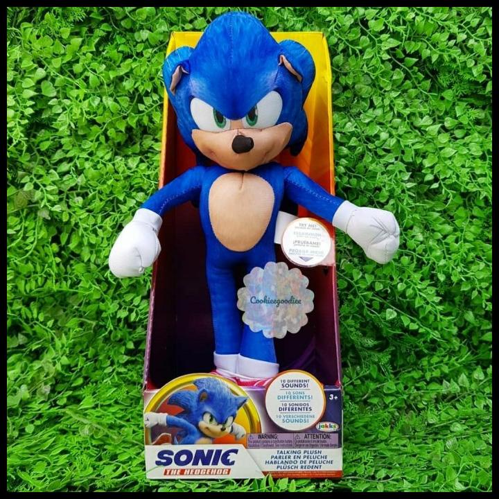 Promo Sonic The Hedgehog Talking Plush