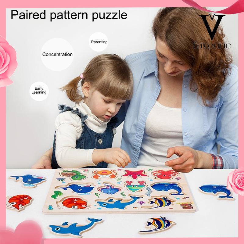 CODPuzzle Jigsaw Mainan Puzzle Kayu Jigsaw Puzzle Puzzle Anak Wooden Puzzle Wooden Toys Mainan Kayu-FA