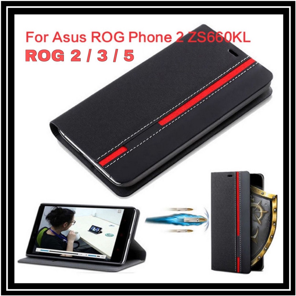 ASUS ROG PHONE 5 / 5S / 5S PRO / 5 ULTIMATE CASE FLIP WALLET LEATHER PORSCHE BOOK COVER CASING