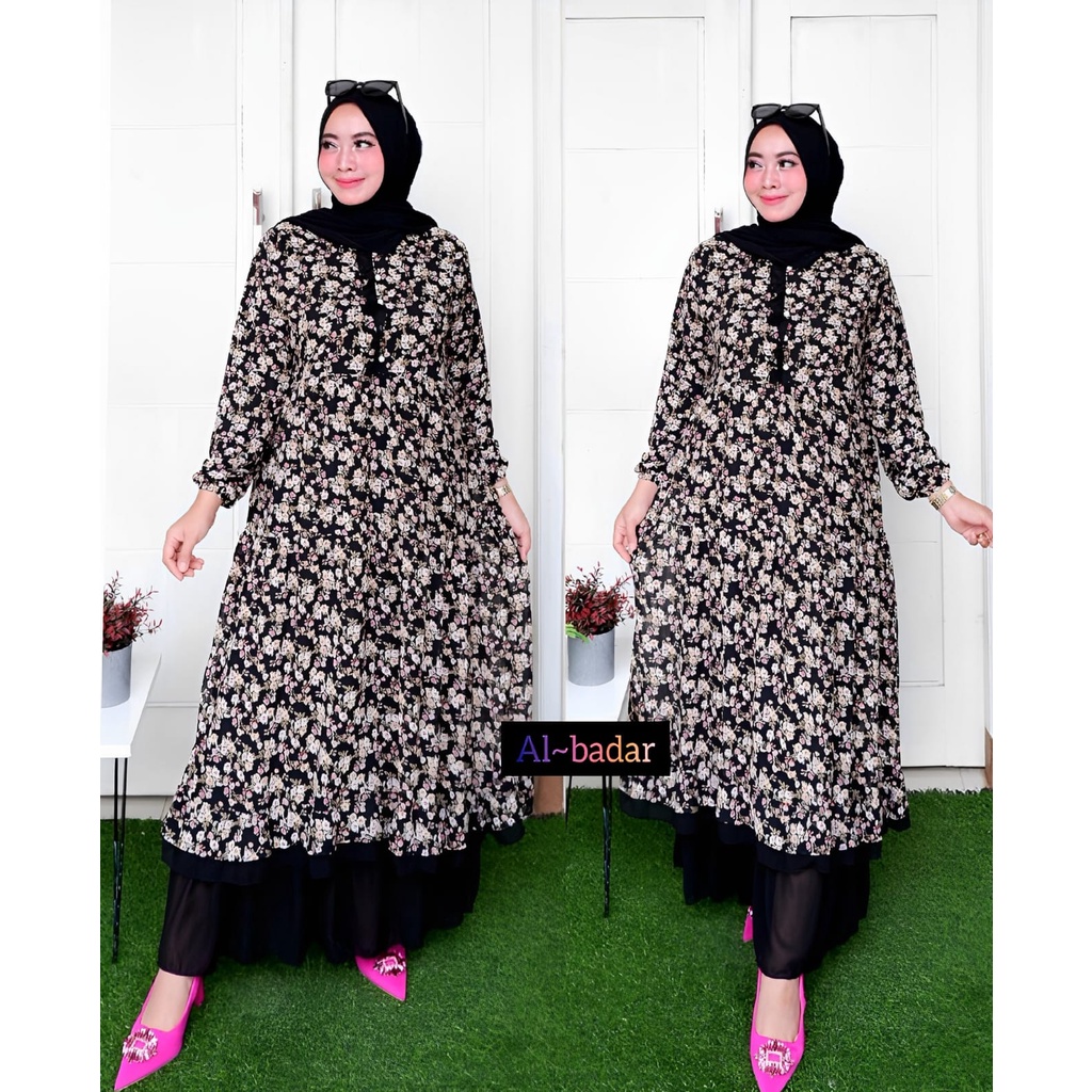 [ BISA COD ] GAMIS CERUTY BABYDOLL MOTIF MIX KANCING MUTIARA,DRESS CERUTY BABYDOLL MOTIF FRIEANDLY BUSUI,GAMIS MODEL TERBARU,GAMIS CERUTY TERLARIS