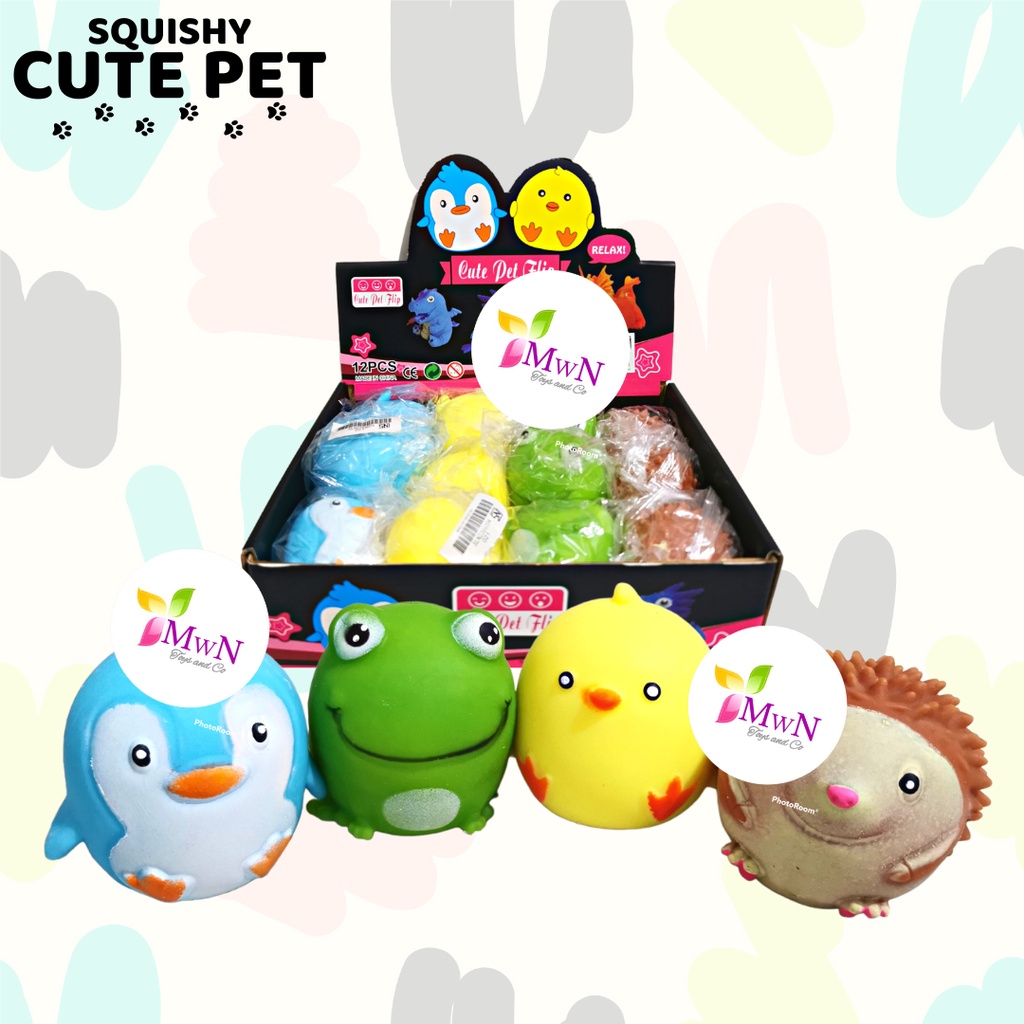 MWN Mainan Anak Squishy Cute Pet / Squishy Cute animal Binatang