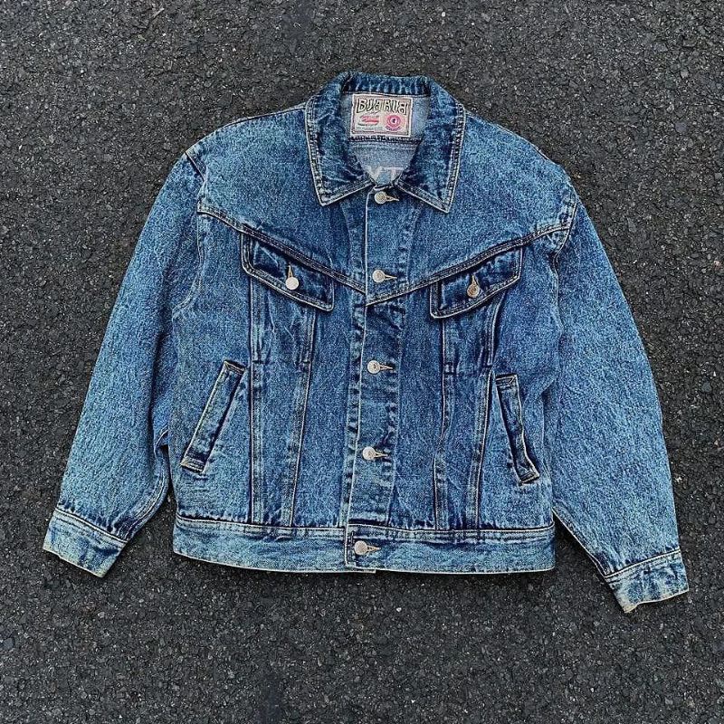 TRUCKER JACKET RETRO 80's DENIM