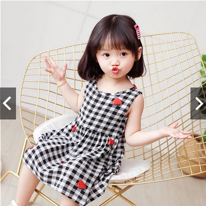 DRESS TERUSAN NABBILA TARTAN ANAK PREMPUAN USIA 1-5 THN