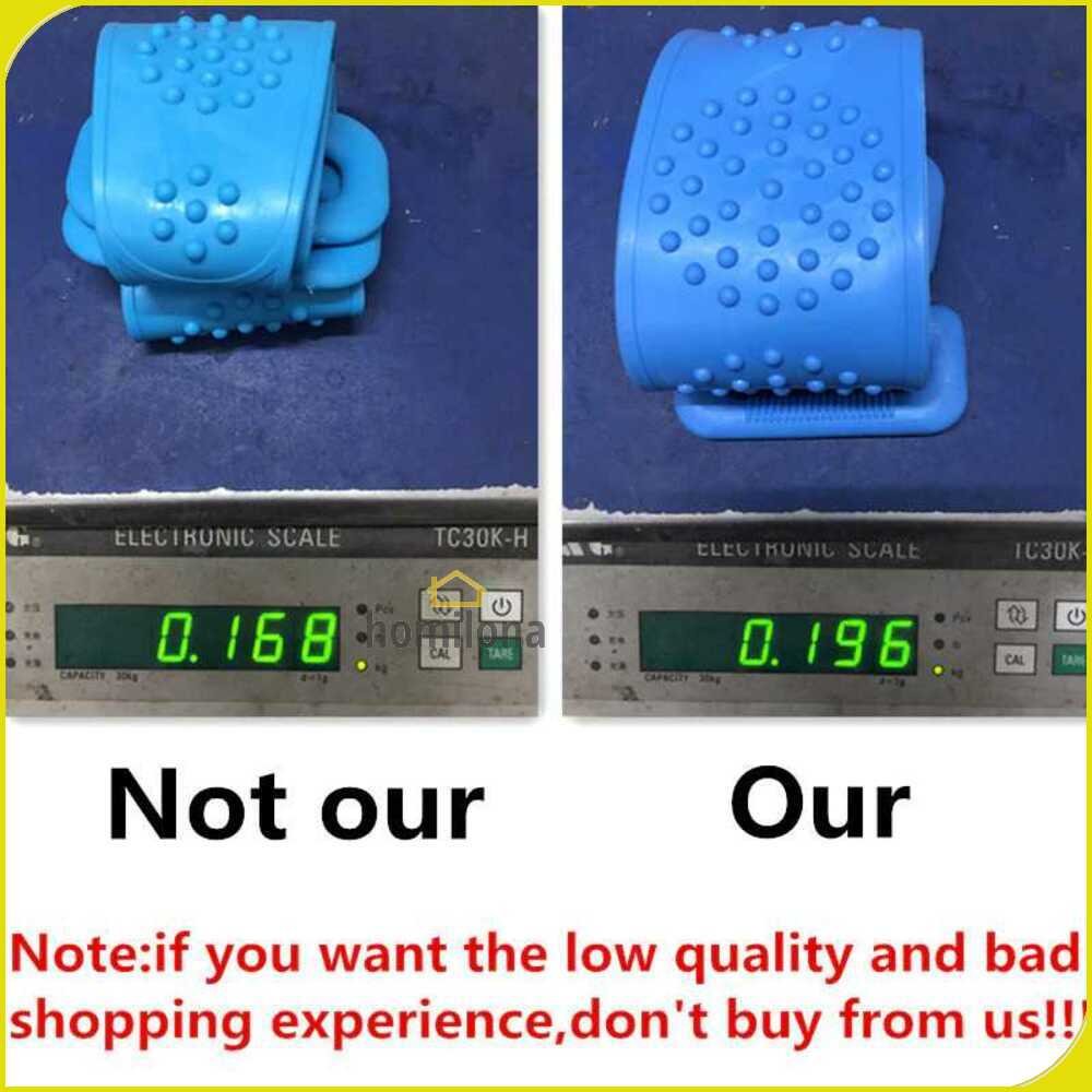 BWOHOPS Alat Bantu Mandi Sikat Punggung Silicone Scrub Brush - BW60