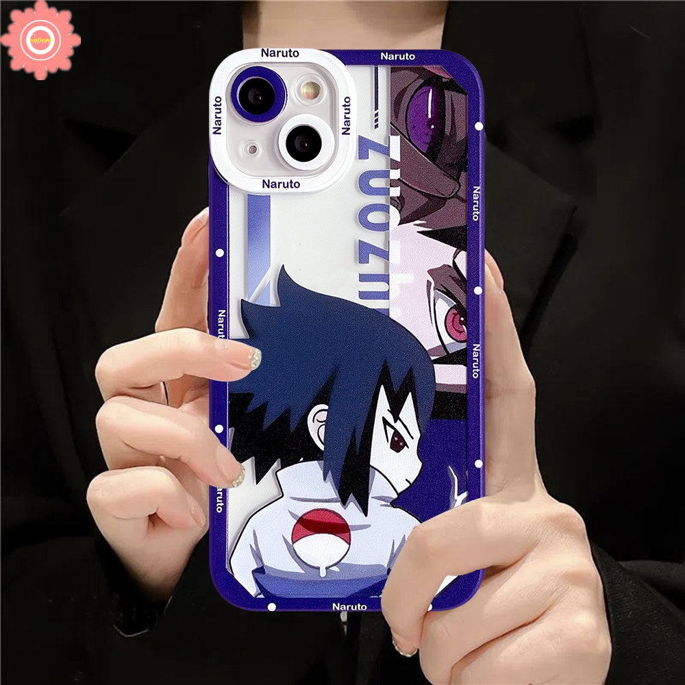 Realme 10 Pro Plus C55 C33 C12 C25s C21Y C25Y C20 C15 C21 C35 C30 C25 8Pro 5i 9 8 6i 8i 5s 9pro Plus 5 9i C31 C3 C11 Trendy Anime Uzumaki Naruto Kartun Uchiha Sasuke Soft Cover