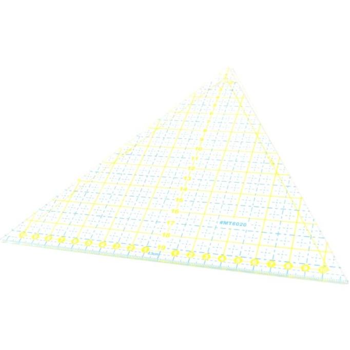 

[BISA COD] Penggaris Jahit -Quilting dan Patchwork Segitiga Sama Sisi MT-6020