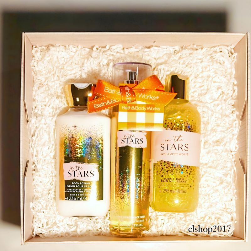 BBW IN THE STARS GIFT SET BATH &amp; BODY WORKS VALENTINE'S DAY ITS