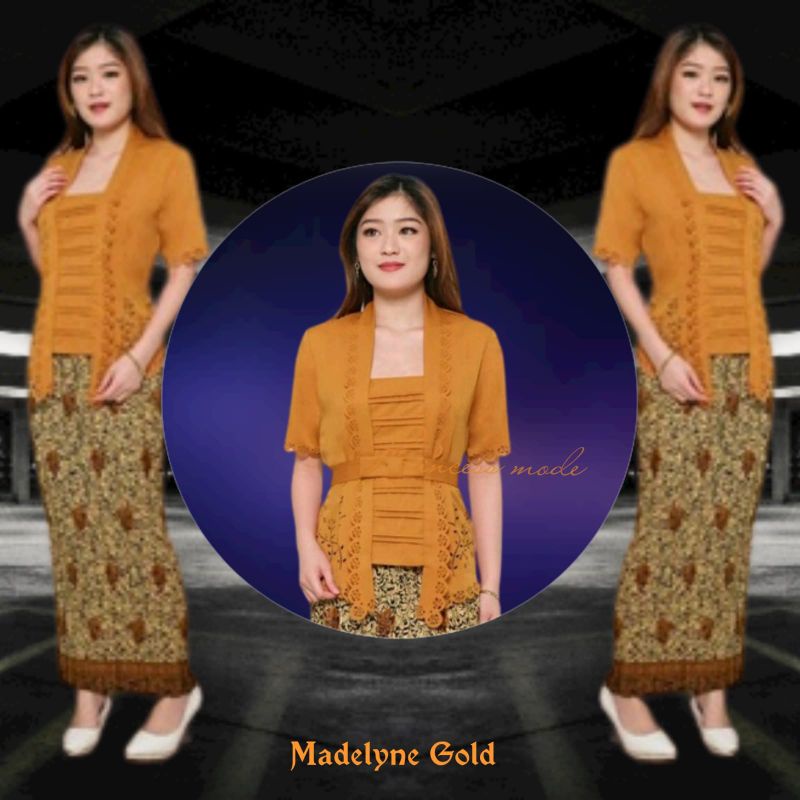 Atasan Kebaya Kutu Baru Encim Kartini Senada Modern