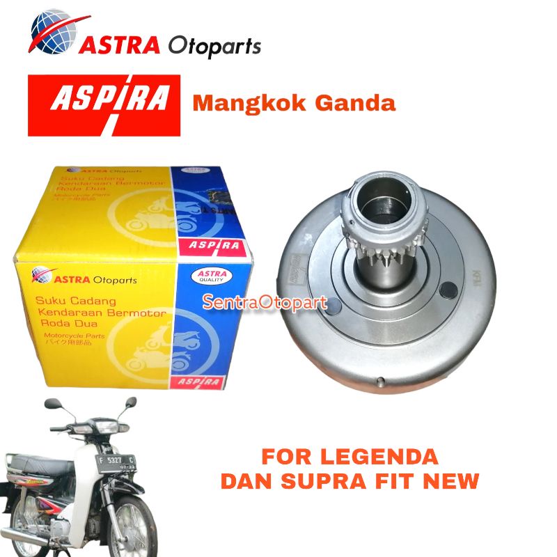 Mangkok mangkuk rumah kopling ganda legenda fit new assy aspira