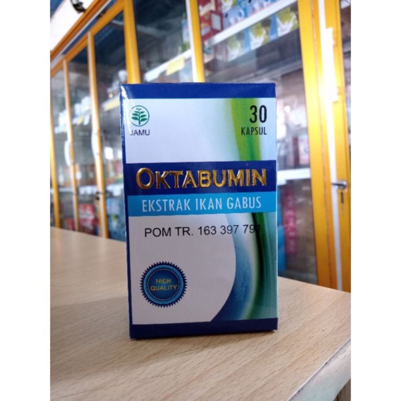 oktabumin Ekstra Minyak Gabus OKTABUMIN isi 30 kapsul&60Kapsul
