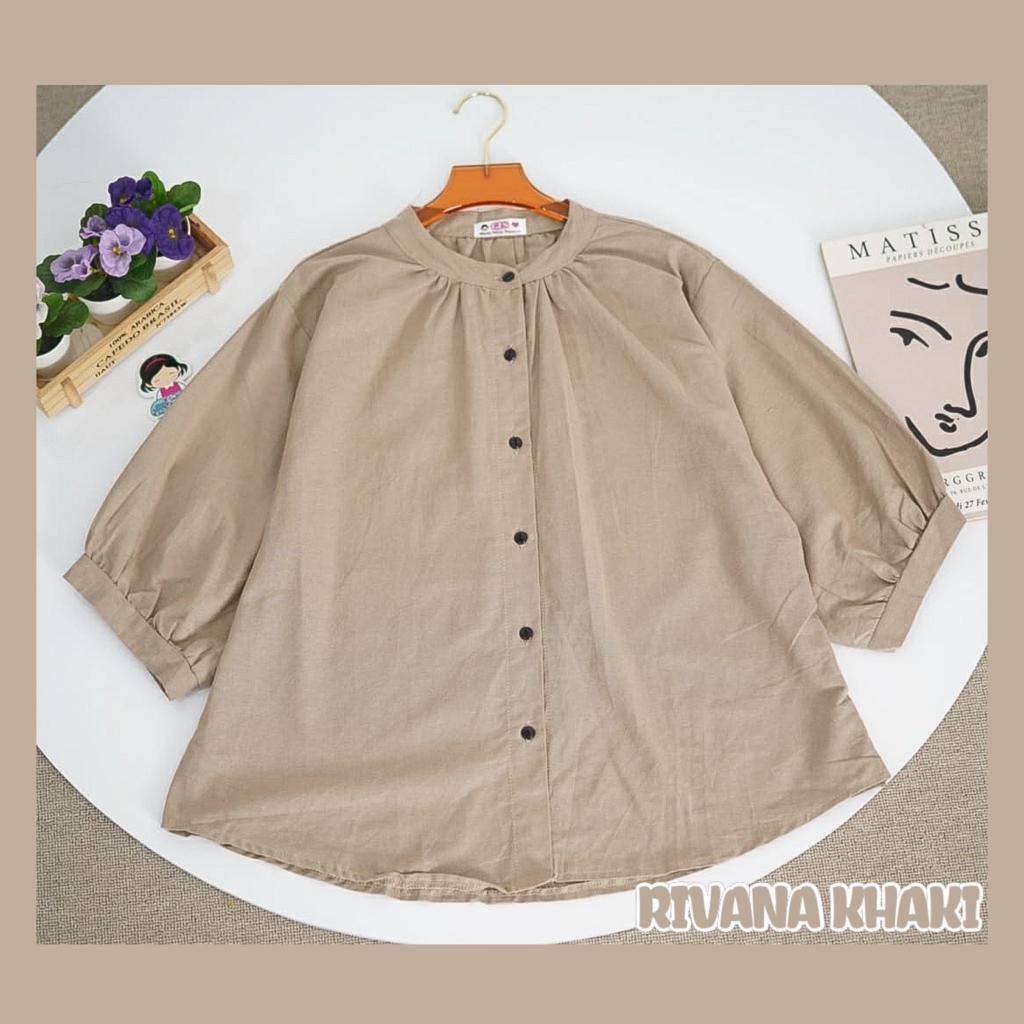 GFS RIVANA LINEN BLOUSE