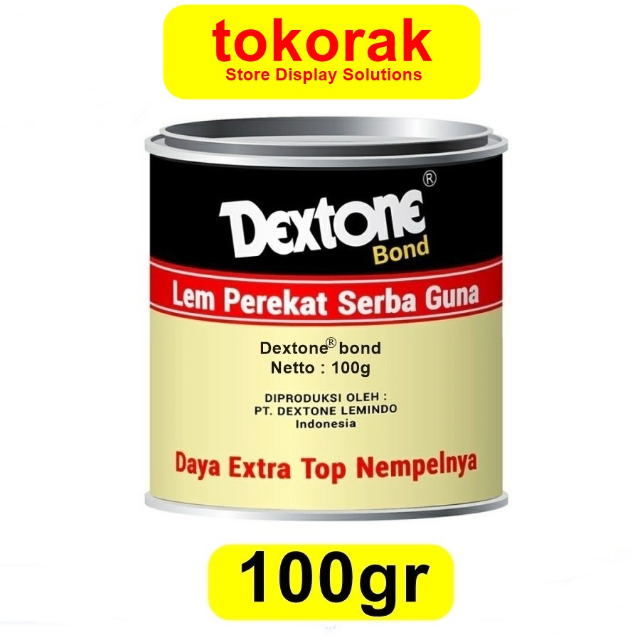 DEXTONE LEM BOND AIBON 101 KALENG 100 GR - LEM KARET SOL SEPATU