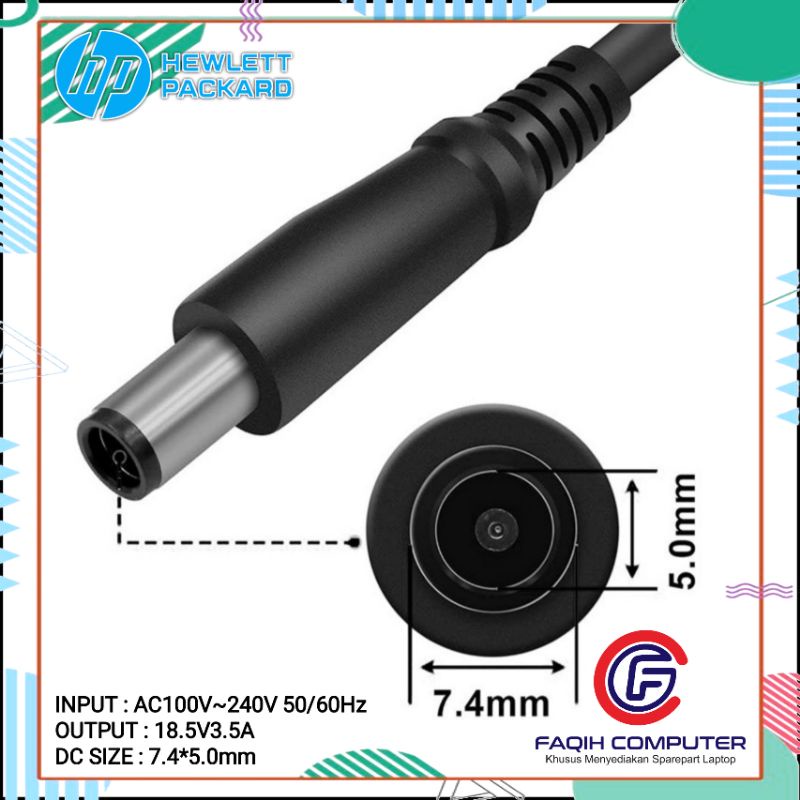 Adaptor Charger Original HP Compaq CQ32 CQ40 CQ41 CQ42 CQ43 CQ430 CQ45 ProBook 4420S 4421S 4430S