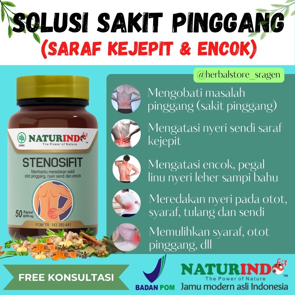 Obat Herbal Sakit Pinggang Obat Syaraf Kejepit Obat Syaraf Pinggang Kejepit Nyeri Otot Encok Sakit P