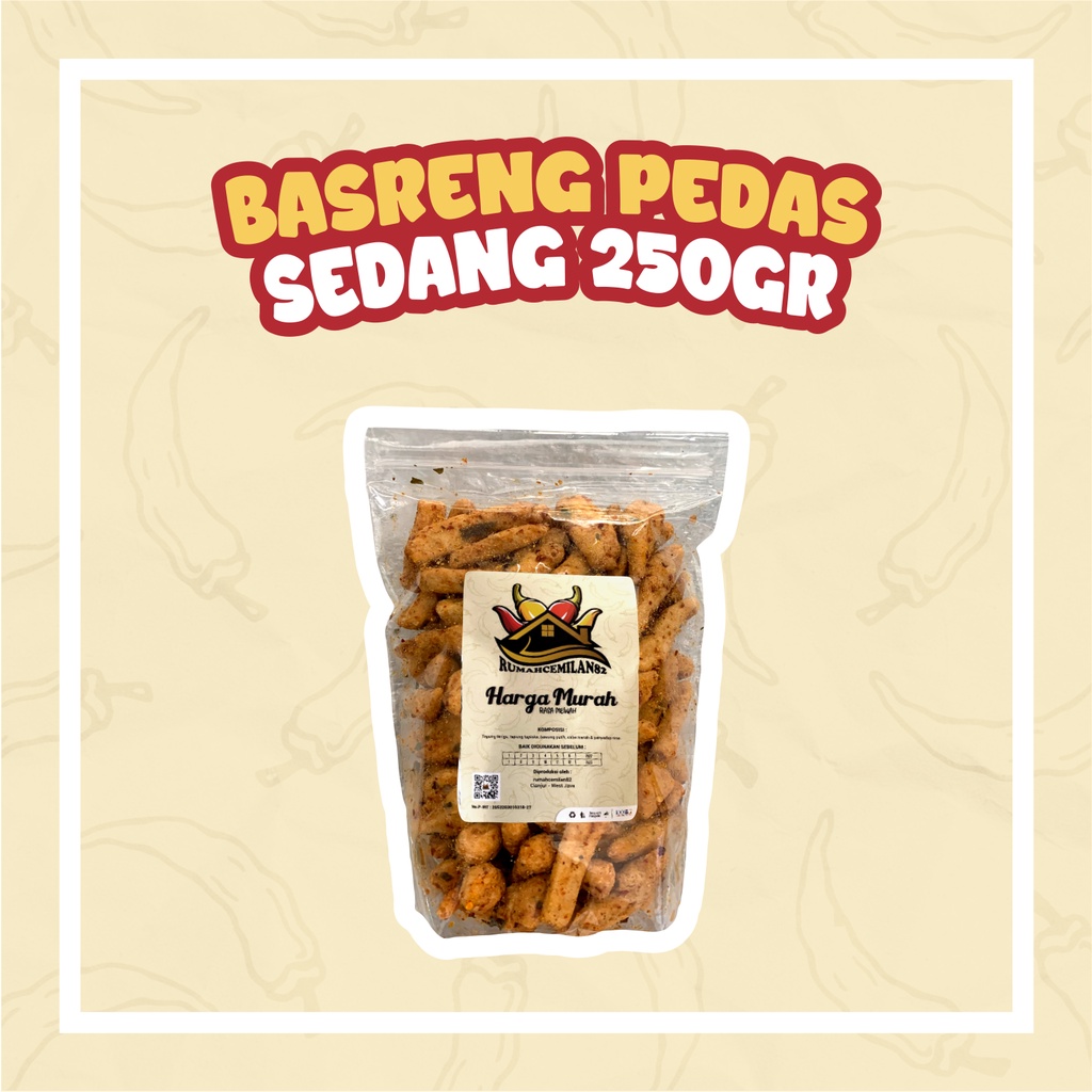 

basreng pedas sedang 250 gr