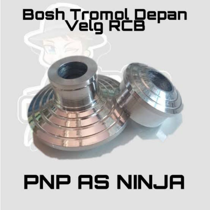 Bosh bos pemanis tromol velg roda depan RCB PNP AS MEGAPRO NINJA